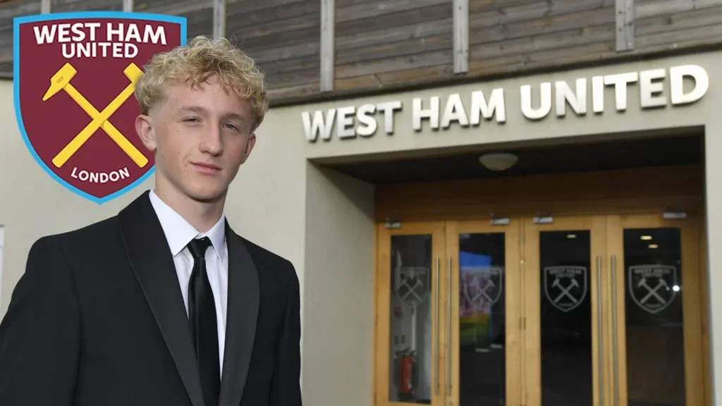 Airidas Golambeckis impressed for West Ham against Stevenage before suffering a second-half injury scare.