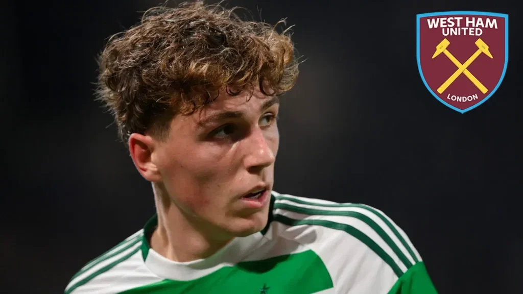 Celtic midfielder Arne Engels, who remains West Ham recruitment director Nils Koppen's first-choice midfield target.