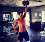 Andy Carroll Getting worked in the gym