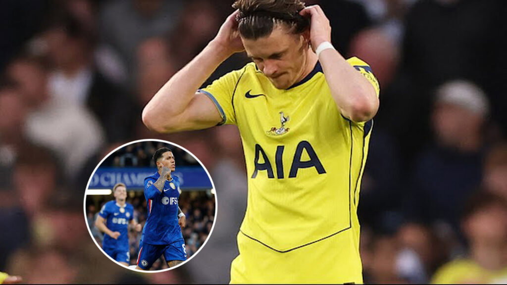 Conor Gallagher looks dejected as Chelsea win
