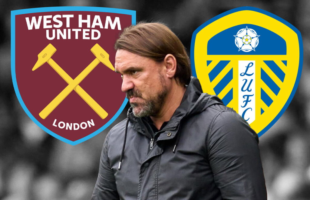 Daniel Farke looks miserable after Leeds United draw