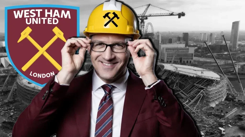 Daniel Kretinsky at West Ham home ground the London Stadium