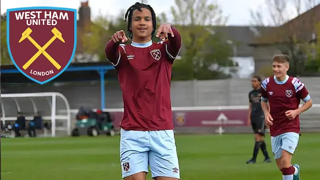 Former West Ham academy midfielder Divine Mukasa, who is returning on loan from Manchester City.