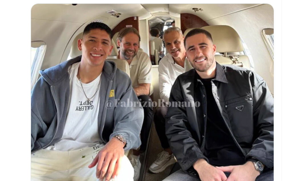 Executive jet: Alvarez and Steidten