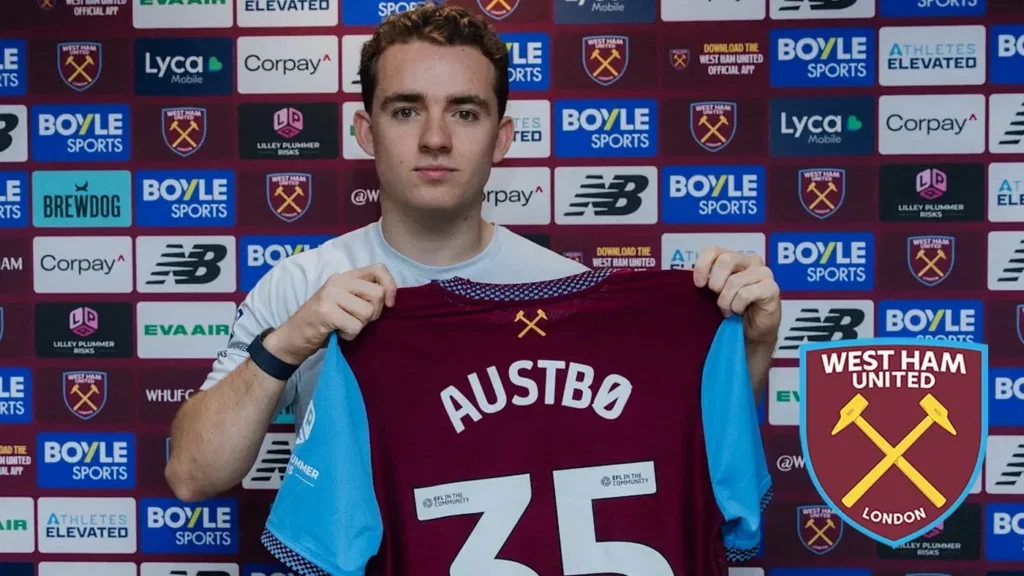 Edvin Austbø has completed his transfer to West Ham United from Norwegian club Viking FK.