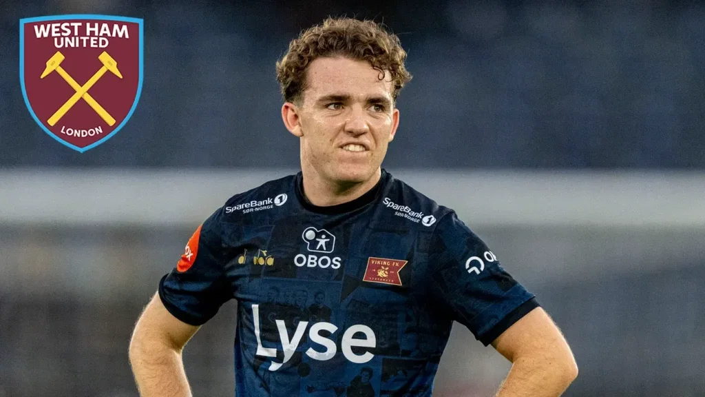 Viking FK winger Edvin Austbø, who has emerged as an exciting transfer target for West Ham.
