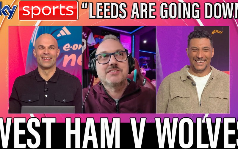 Image for “Leeds Are Going Down” Sky Man Predicts West Ham Will Stay in Premier League
