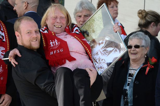 Huge celebrations after the historic verdict is announced