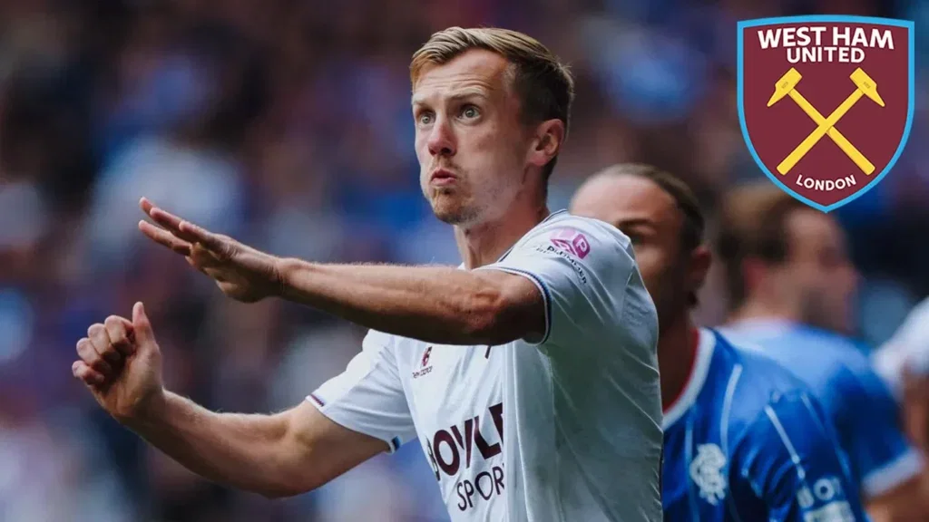 West Ham midfielder James Ward-Prowse, who is reportedly wanted back at former club Southampton.