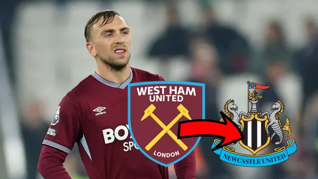 West Ham captain Jarrod Bowen looks at a transfer to Newcastle