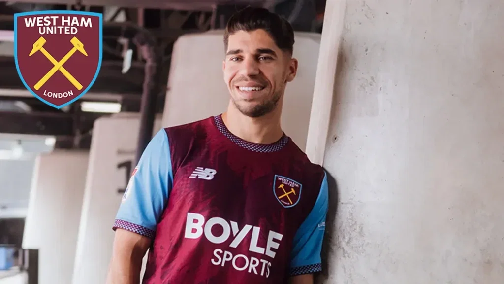 Manor Solomon following the completion of his transfer from Tottenham Hotspur to West Ham United.
