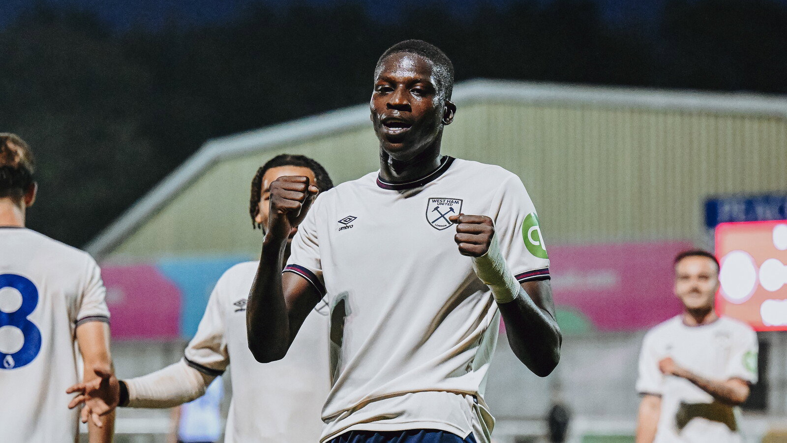 Mohamadou Kanté celebrates scoring