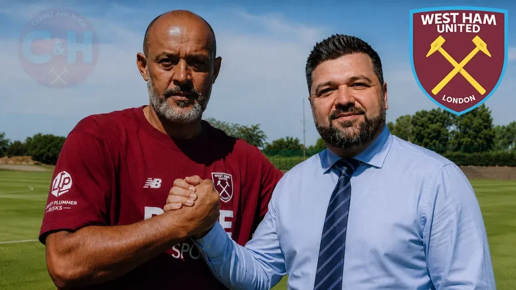 Nuno Espirito Santo and Nils Koppen at West Ham as recruitment plans begin