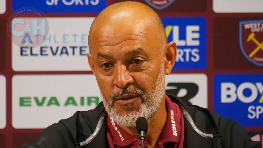 West Ham manager Nuno Espírito Santo, who says the Hammers need more signings despite the Arne Engels deal.