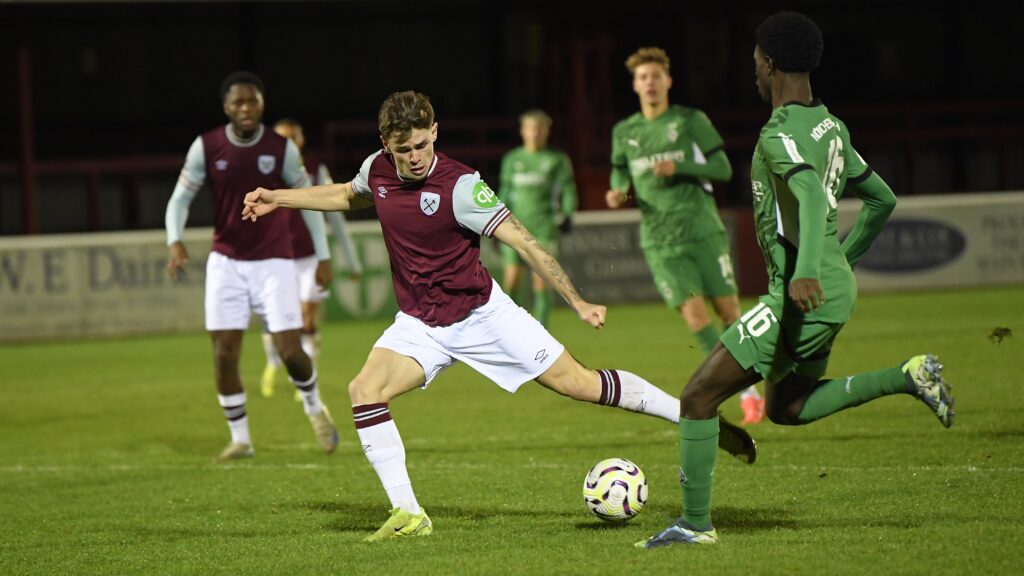 Lewis Orford Scores-West Ham United U21s 3-1 Borussia Mönchengladbach IIPremier League International Cup