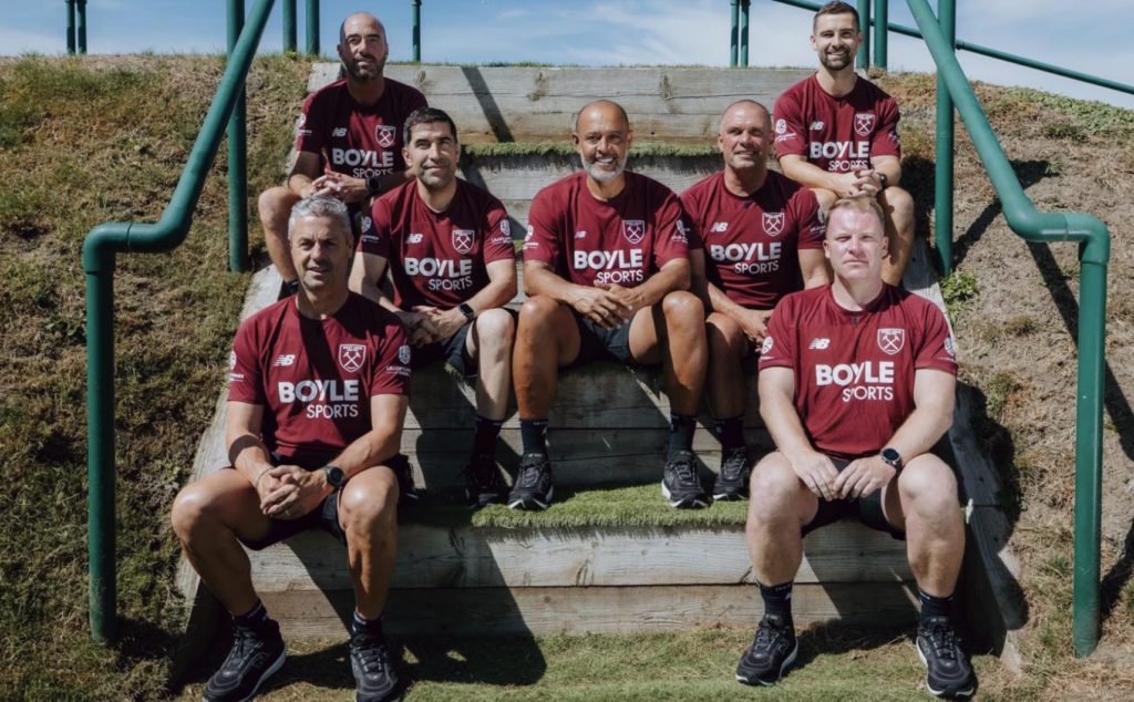 West Ham Coaching team