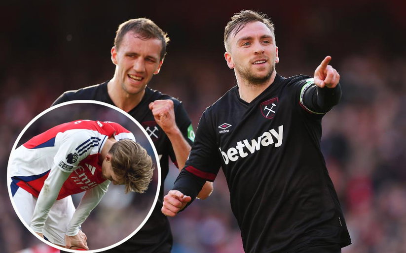 Image for West Ham DESTROY Arsenal’s Title Hopes in Smash and Grab
