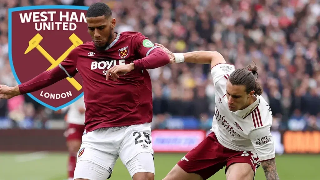 Jean Clair Todibo struggled to contain Calafiori who was at the centre of Arsenal's attacks