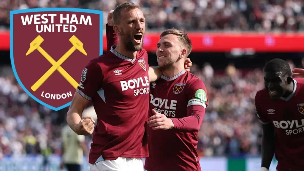 Tomáš Souček smiles ahead of West Ham United’s Championship derby against QPR