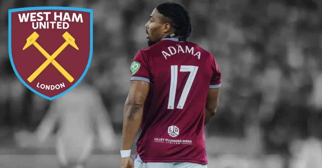 Adama Traore rarely features for West Ham