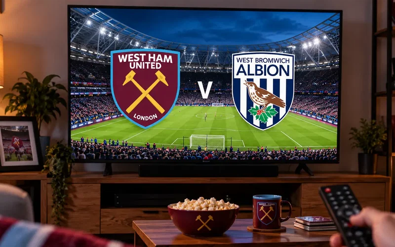 Image for How To Watch West Ham v West Brom Live – TV And Streaming Details