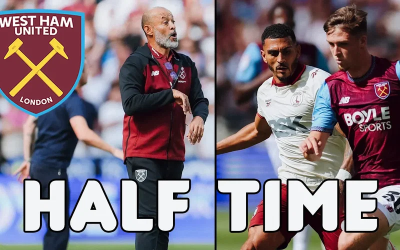 Image for West Ham 0 Charlton 1 Half-Time: Nuno’s Side Lacking Pace And Ideas