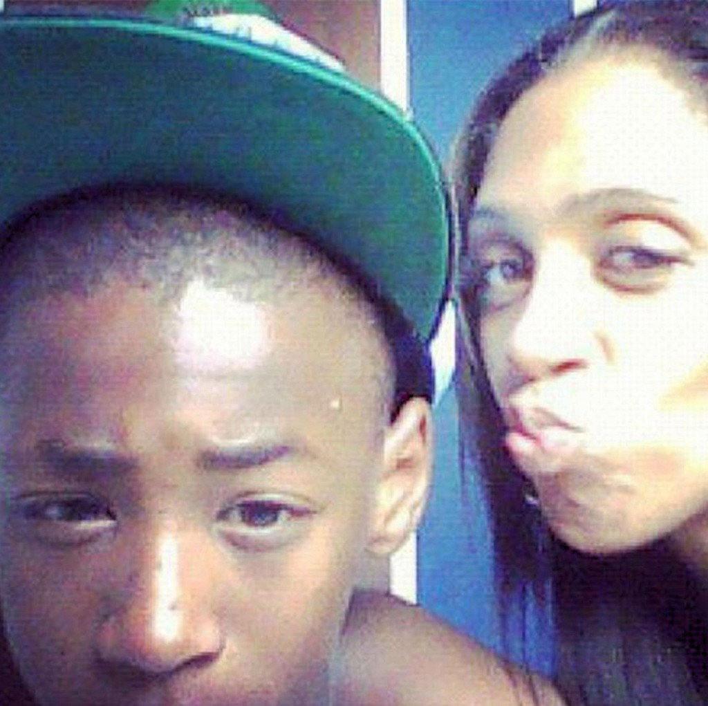 An early picture of a young Reece with Mum Youmna