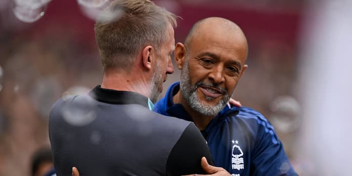 Graham Potter and Nuno Espirito Santo