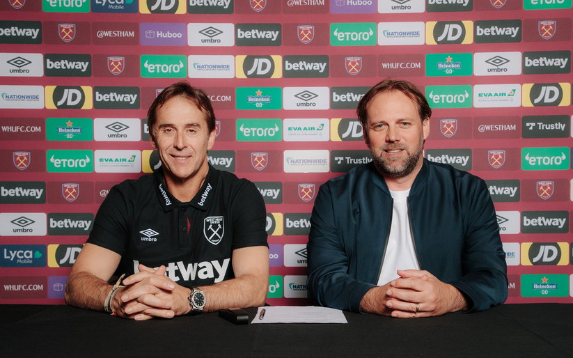 Image for West Ham’s Head Coach- first press conference with Director of Football